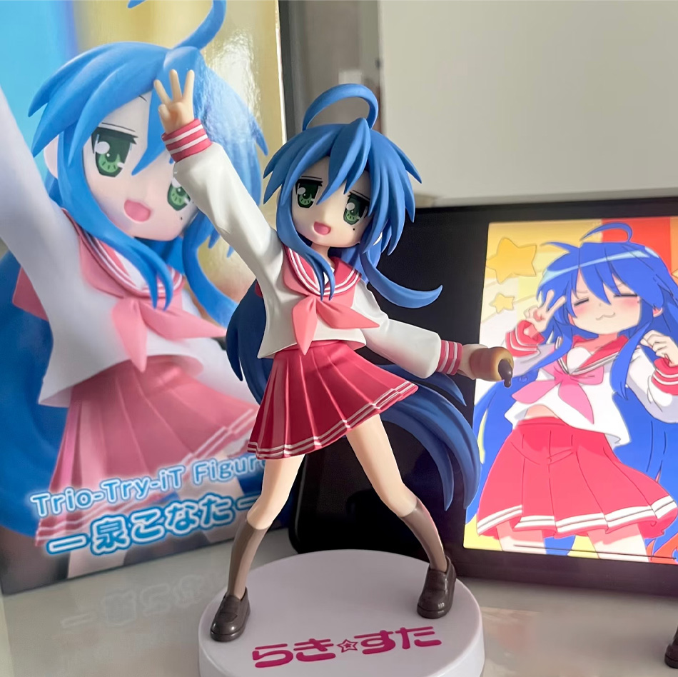 17cm Anime Lucky Star Izumi Ko - Good Smile Company Figma 评论和价格